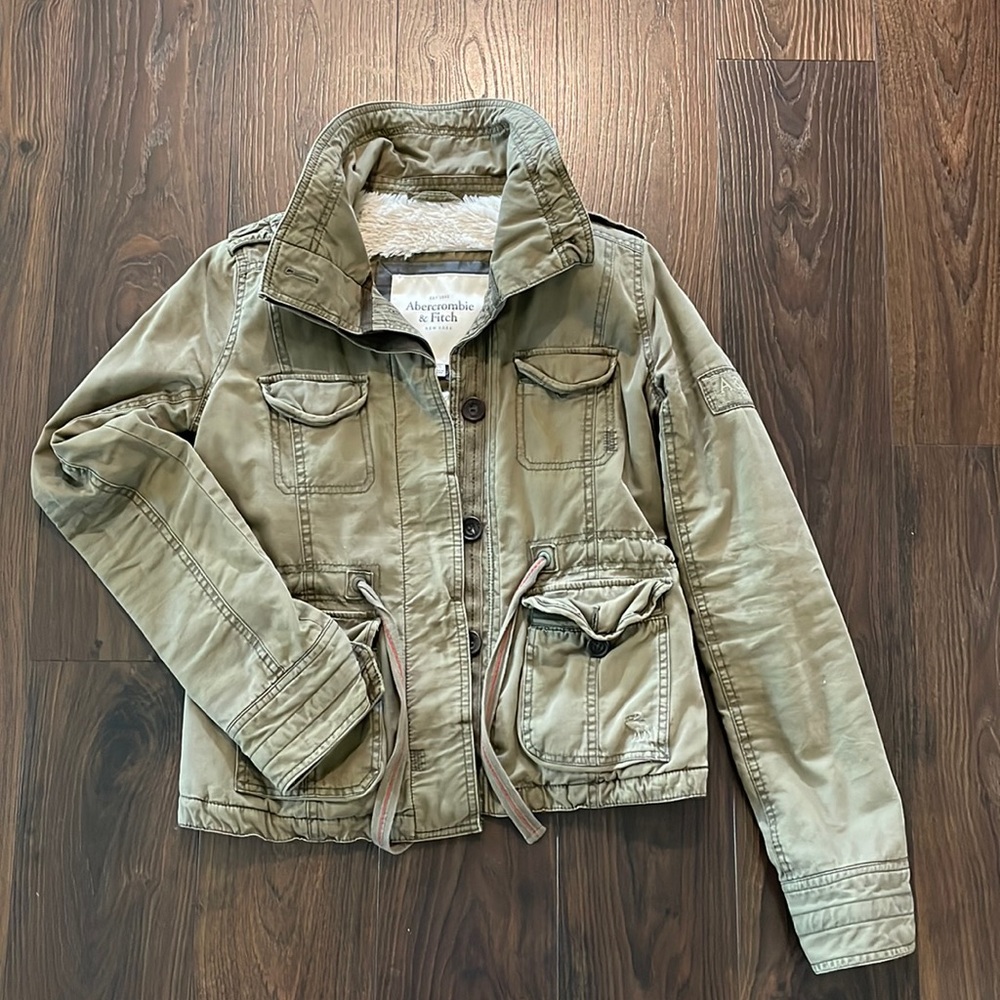 Abercrombie & Fitch Coat with Sherpa Lining, XS